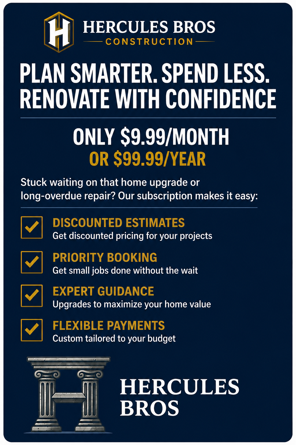Concierge Construction Management Subscription